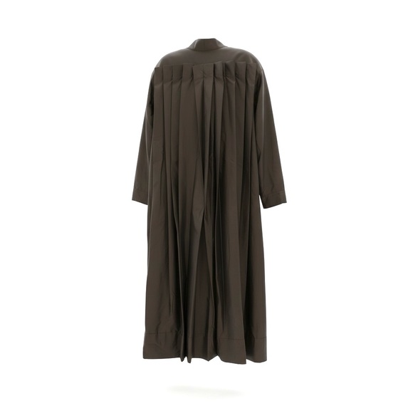 ssey Miyake brown ruffle dress - Picture 2 of 11